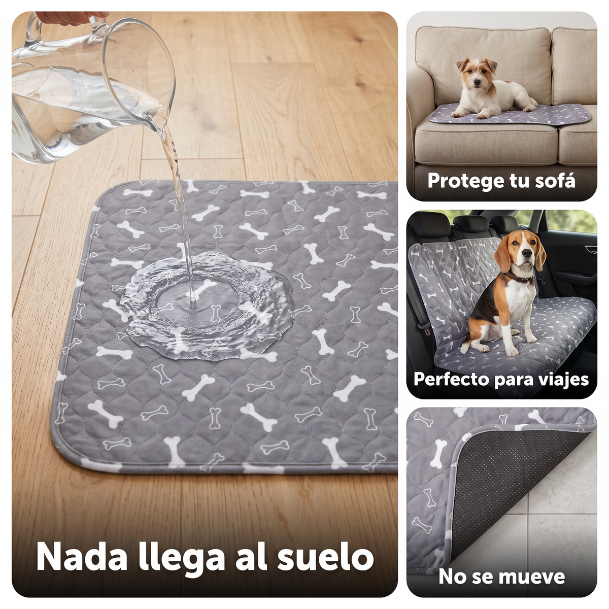 Empapador lavable antideslizante con feromonas