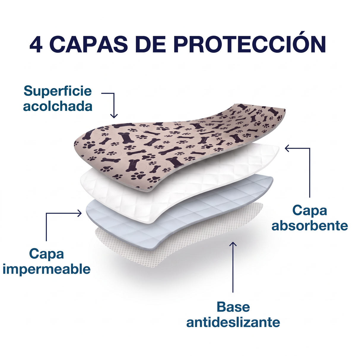 Empapador lavable antideslizante con feromonas