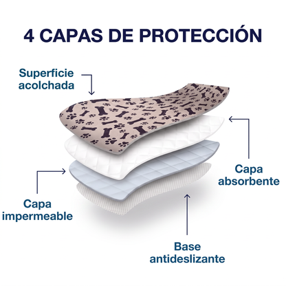 Empapador lavable antideslizante con feromonas